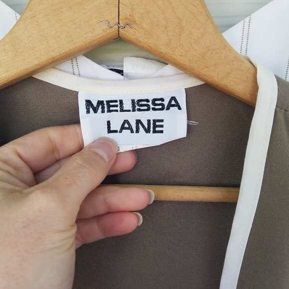 Vintage 80s 90s Tank Strap Dress Jacket Set Vtg Sz 12 Dress Lagenlook Minimalist - Picture 6 of 16